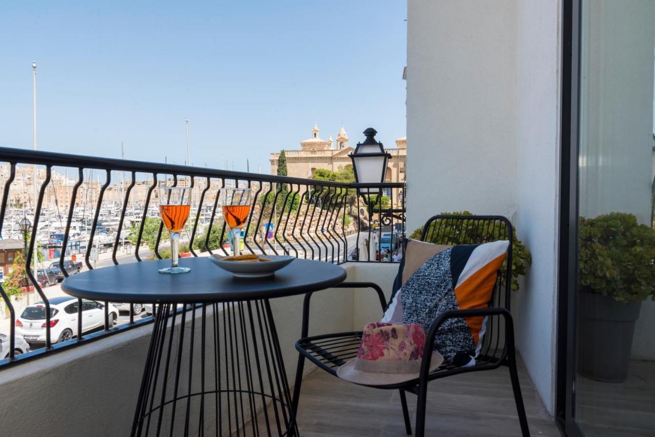 Vittoriosa' Seafront 2 Bed Highly Furnished Apartment Birgu Exterior foto